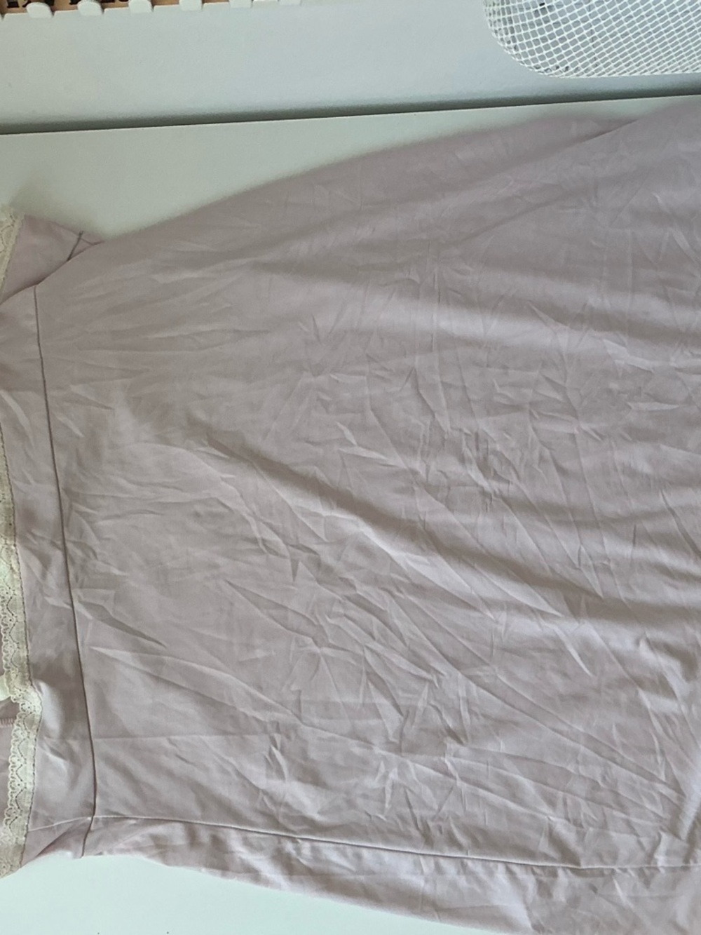 Soft Lavender Lace-Trim Sleep Slip - Women Intimates